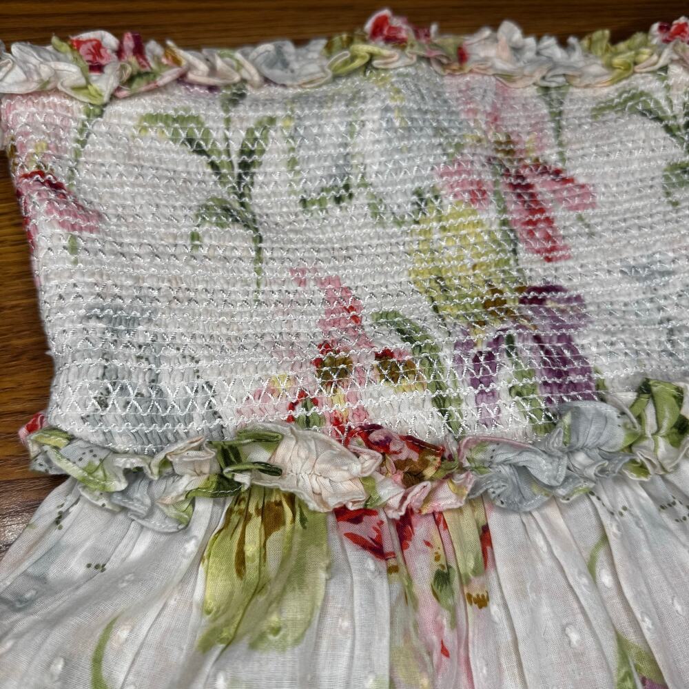 Needle & Thread Rose Bluebell Pink Floral Tulle Bandeau Ballerina dress US 4 - Picture 4 of 11